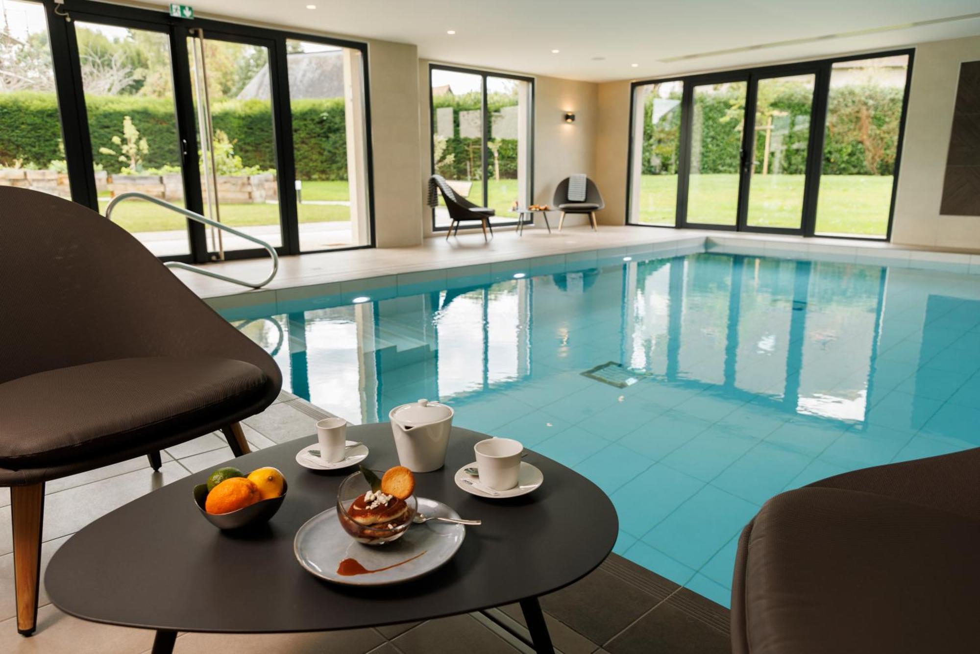 Les Boreales - Appart'Hotel & Restaurant Villers-sur-Mer Bagian luar foto