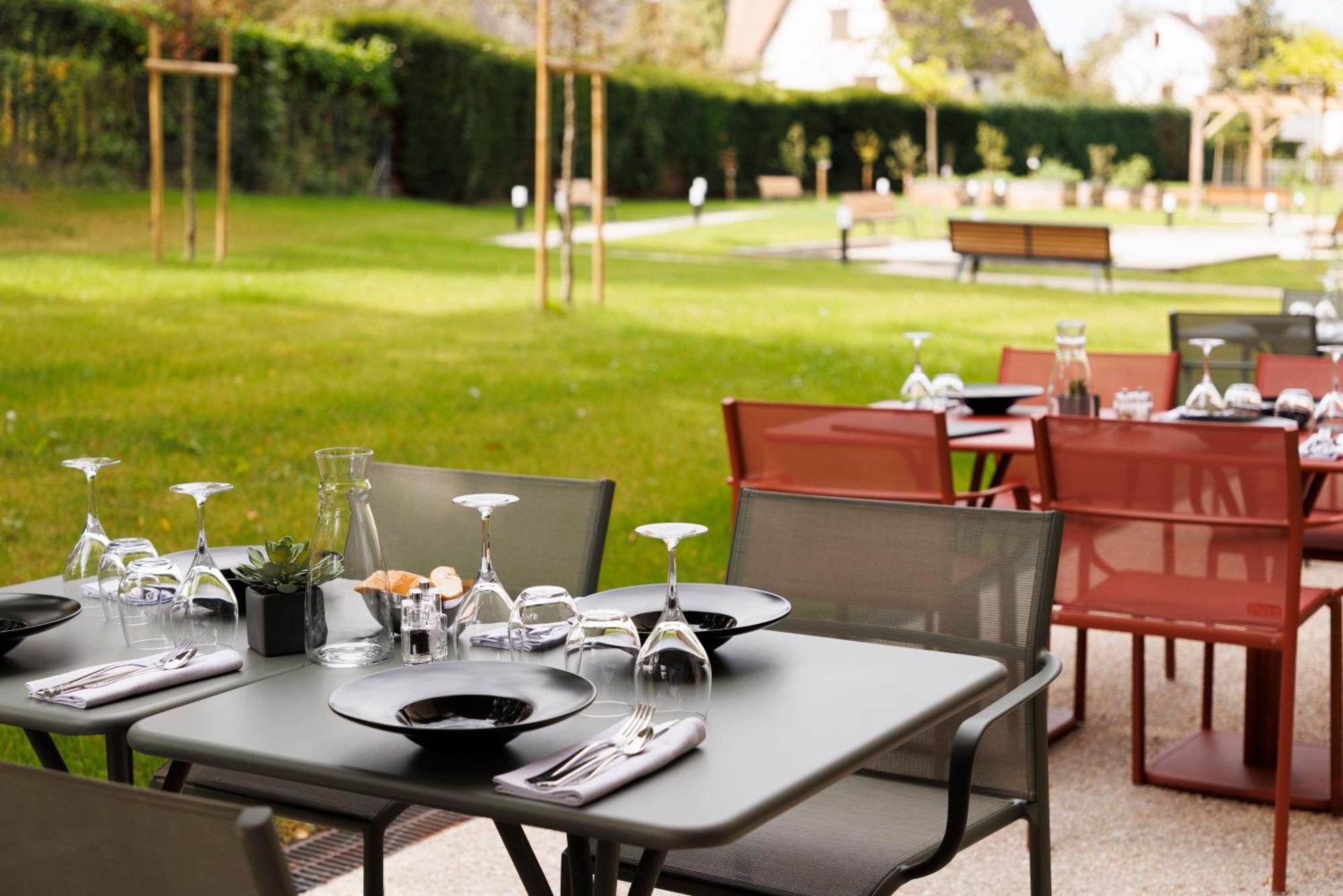 Les Boreales - Appart'Hotel & Restaurant Villers-sur-Mer Bagian luar foto