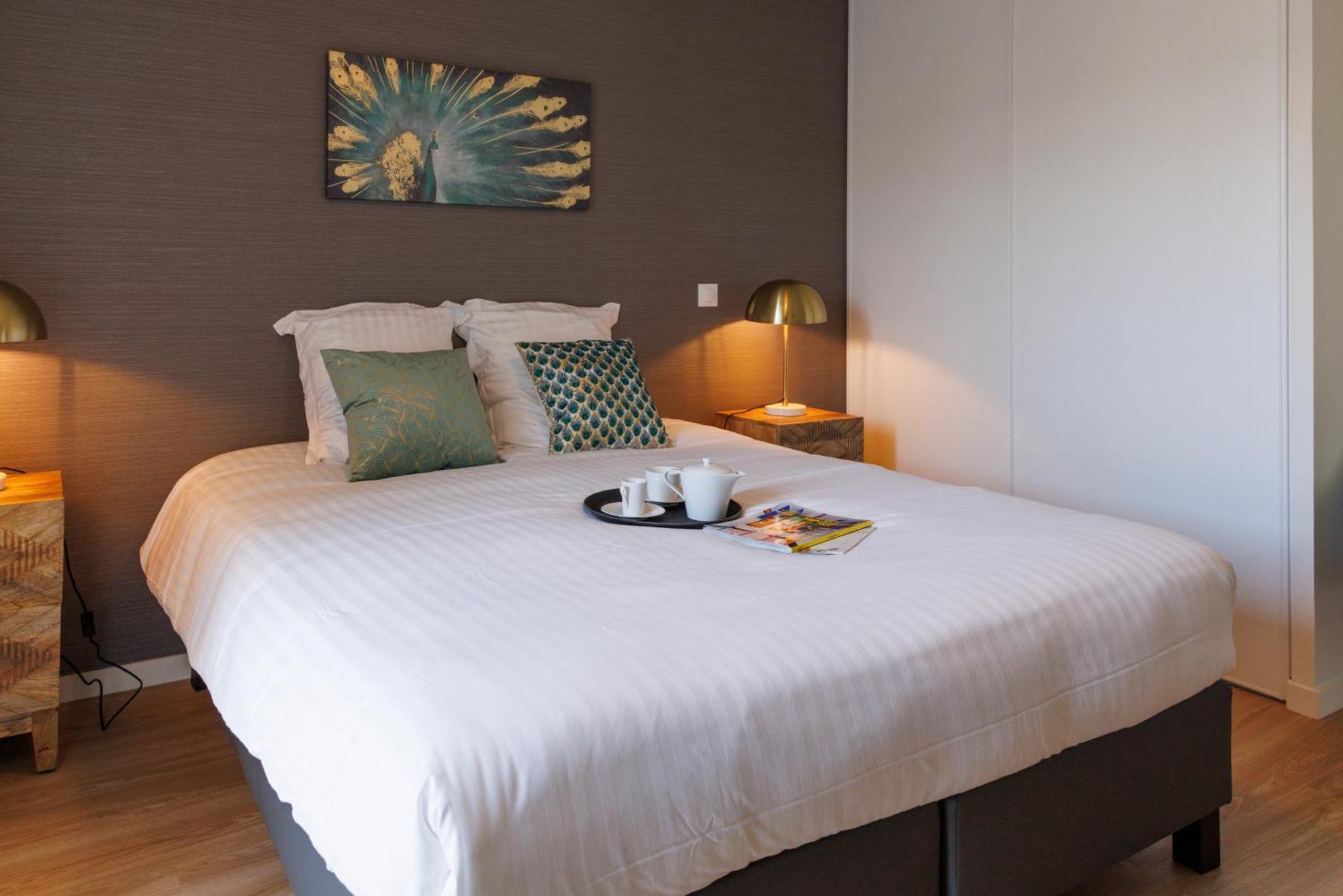 Les Boreales - Appart'Hotel & Restaurant Villers-sur-Mer Bagian luar foto