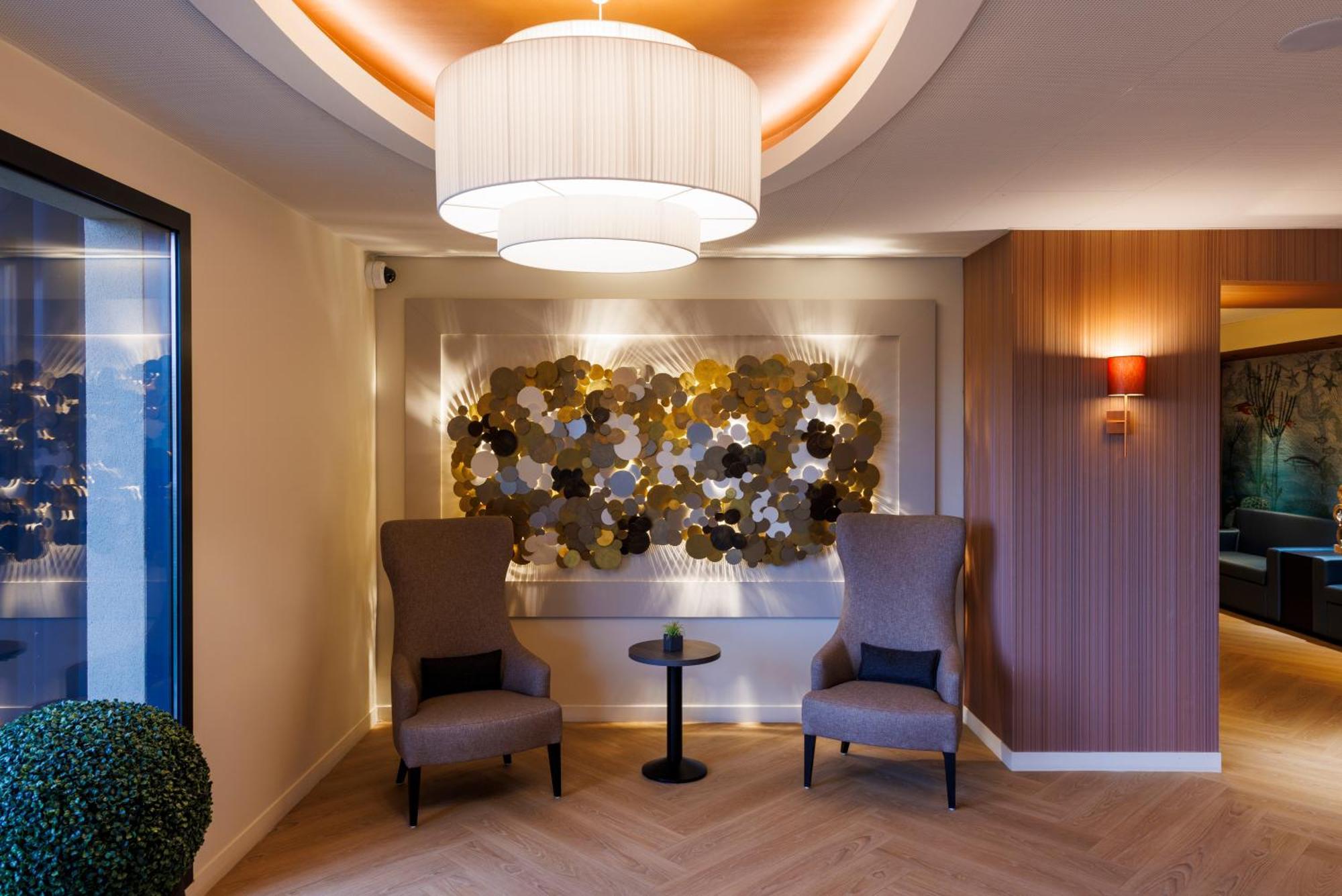 Les Boreales - Appart'Hotel & Restaurant Villers-sur-Mer Bagian luar foto