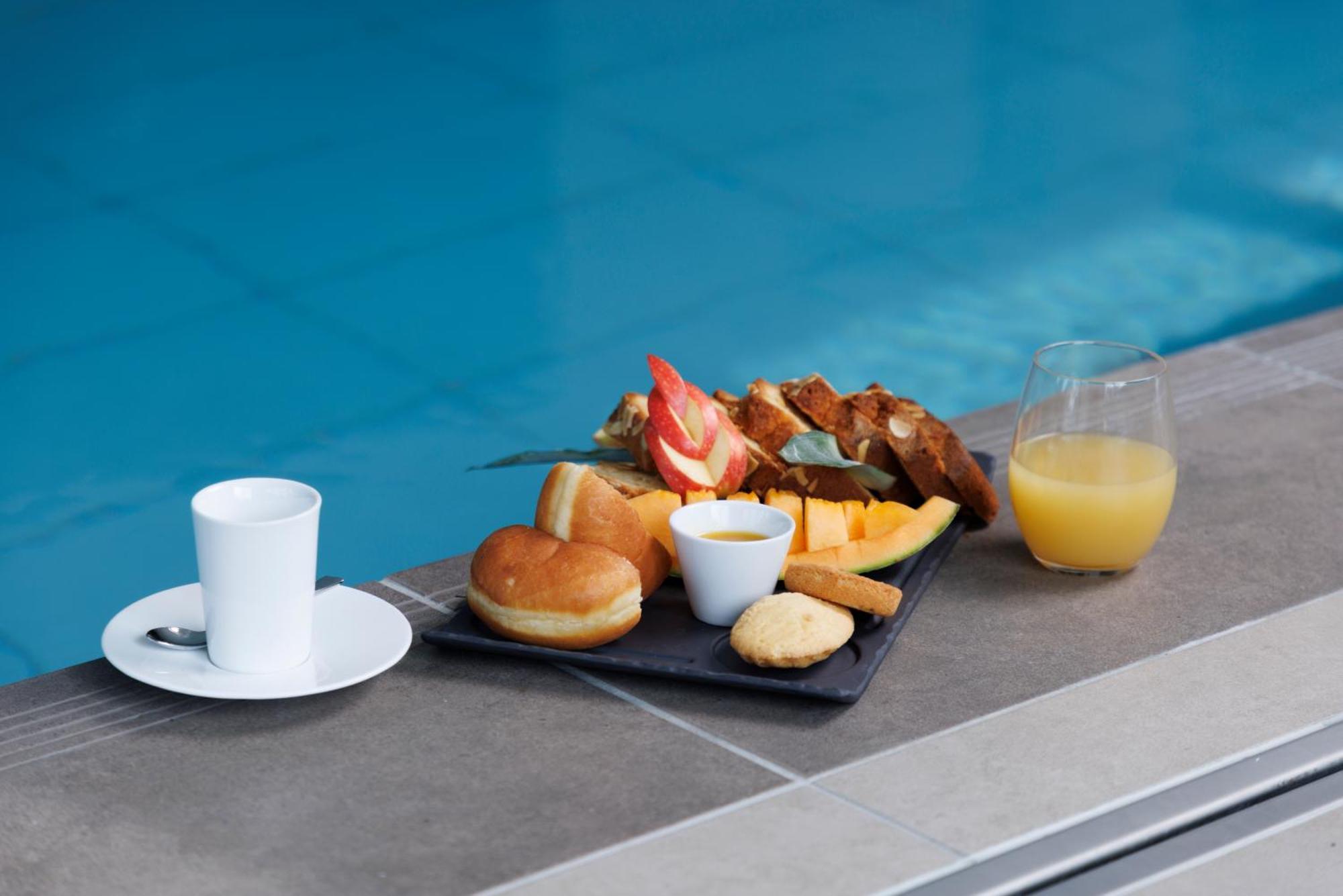 Les Boreales - Appart'Hotel & Restaurant Villers-sur-Mer Bagian luar foto