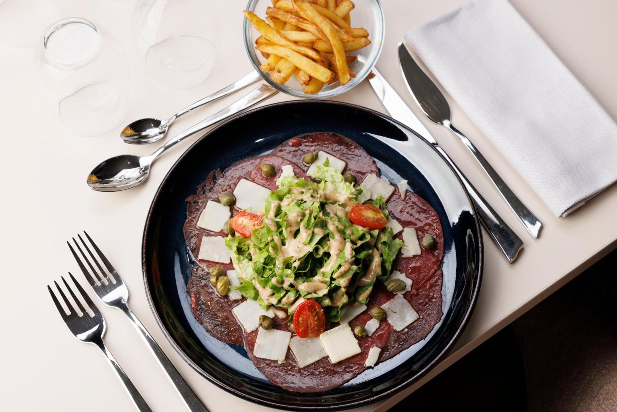 Les Boreales - Appart'Hotel & Restaurant Villers-sur-Mer Bagian luar foto