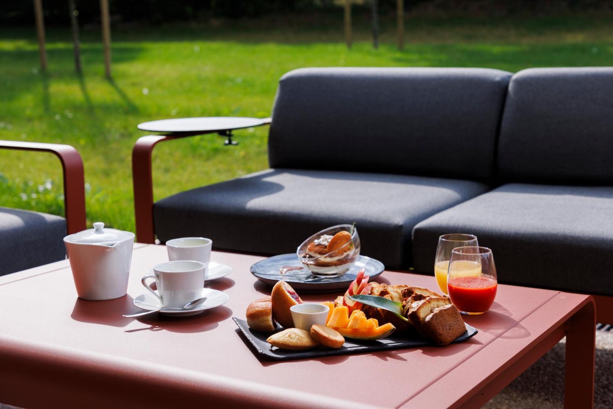 Les Boreales - Appart'Hotel & Restaurant Villers-sur-Mer Bagian luar foto